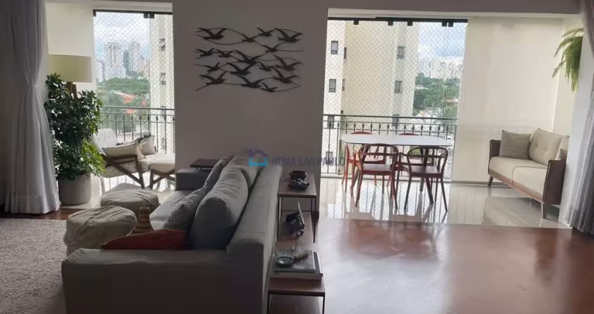 Brooklin, Apartamento com 200 m² e 4 vagas