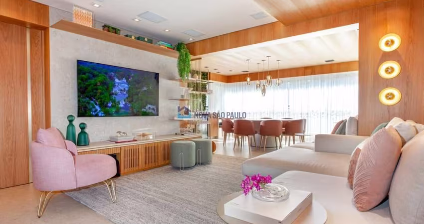 Apartamento de 147m², 3 suítes, 12º andar. Construção Cyrella.