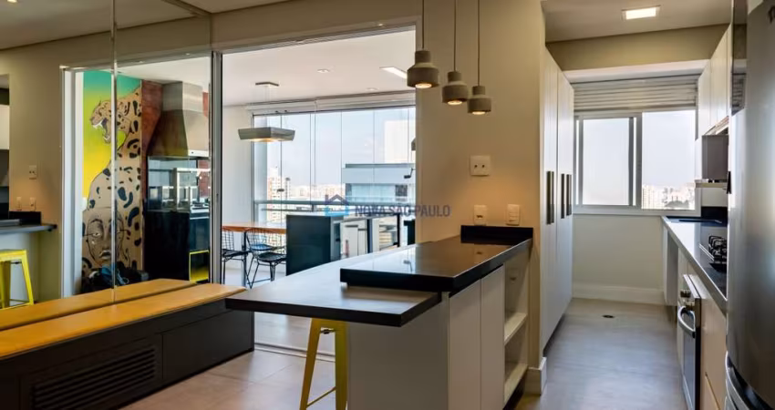 Apartamento vendo, 2 dorm-2 vagas mobilia moderna, 70m2 - Vila Mariana