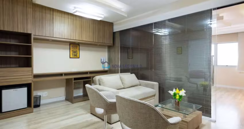 Sala comercial com 46m² e 01 vaga na região do jabaquara.