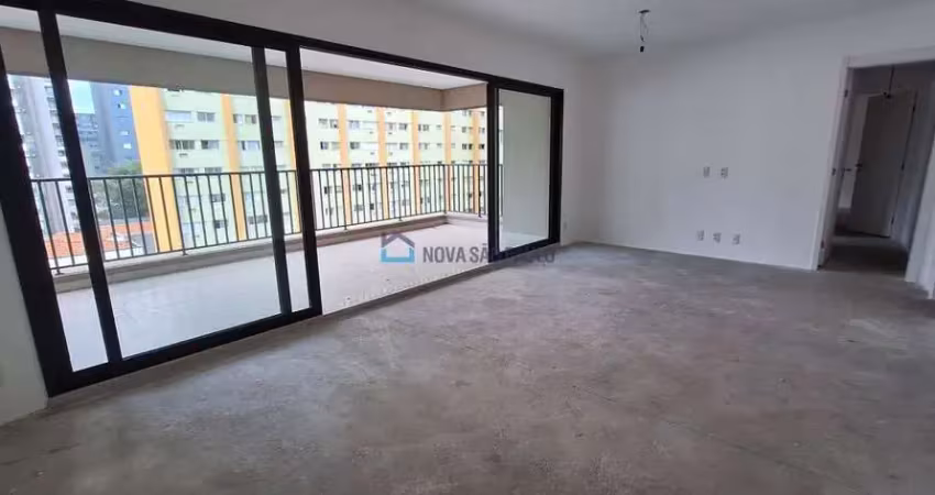 Apartamento novo no paraíso com terraço gourmet a 550m do metrô e perto col bandeirantes!