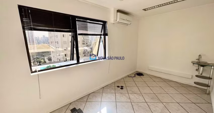 Sala comercial a venda Vila Clementino, 52m², para 3 ambientes, banheiro e vaga