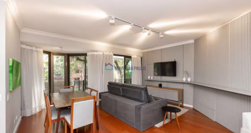 Apartamento à venda no Itaim Bibi, 173m2 , todo mobiliado