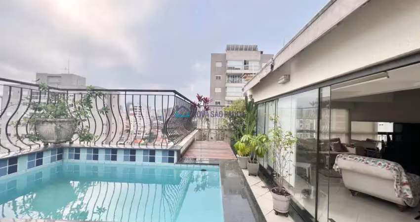 Apartamento cobertura à venda a 10 minutos metrô praça da árvore -3 dormitórios, 1 suíte, 2 vagas