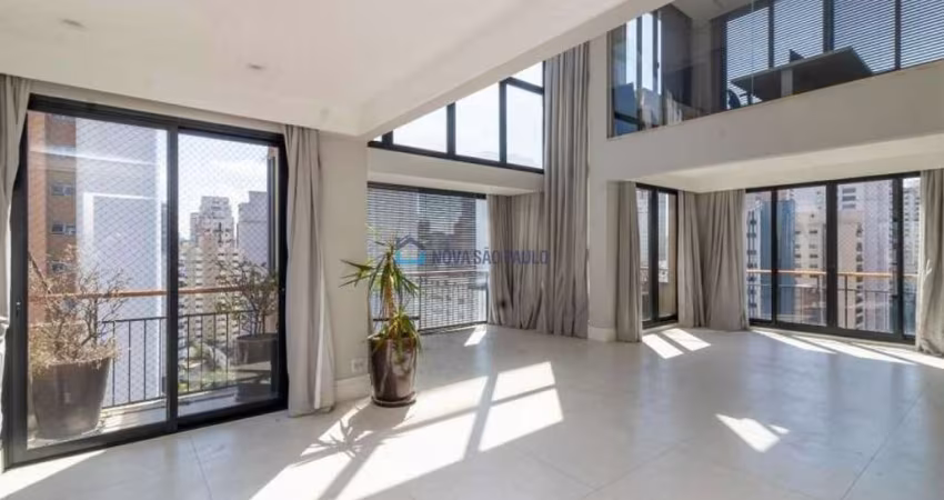 Apartamento duplex a venda com 3 suítes e 4 vagas a 600m estação Moema metro,  500m colégio Mobile