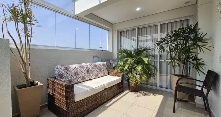 Cobertura duplex,  3 dormitórios, suíte - 2 vagas - Vila Gumercindo.