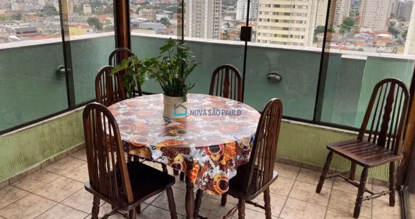 Cobertura 190m², vila gumercindo,  800 metros do metro alto do ipiranga