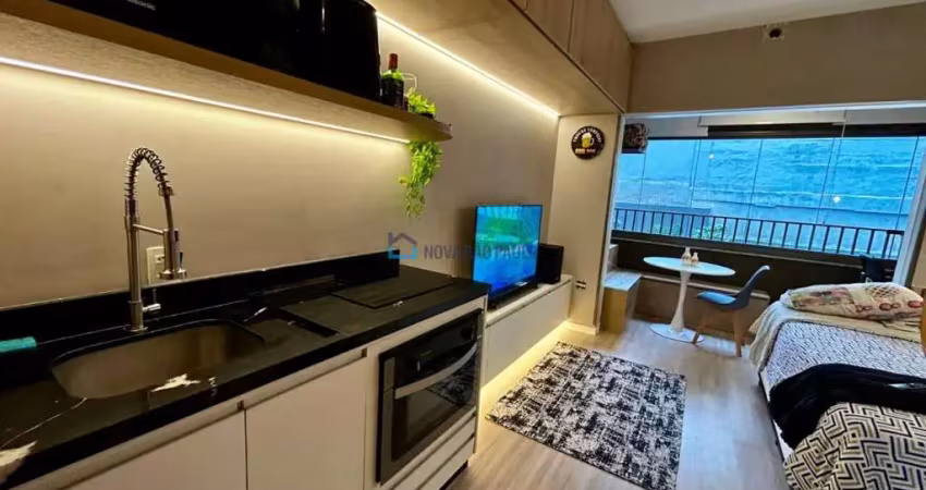 Studio mobiliado na vila clementino! pronto para morar ou investir.