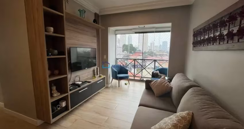 Apartamento à venda, com 3 quartos, 1 suíte, sacada e 2 vagas, na chácara inglesa.