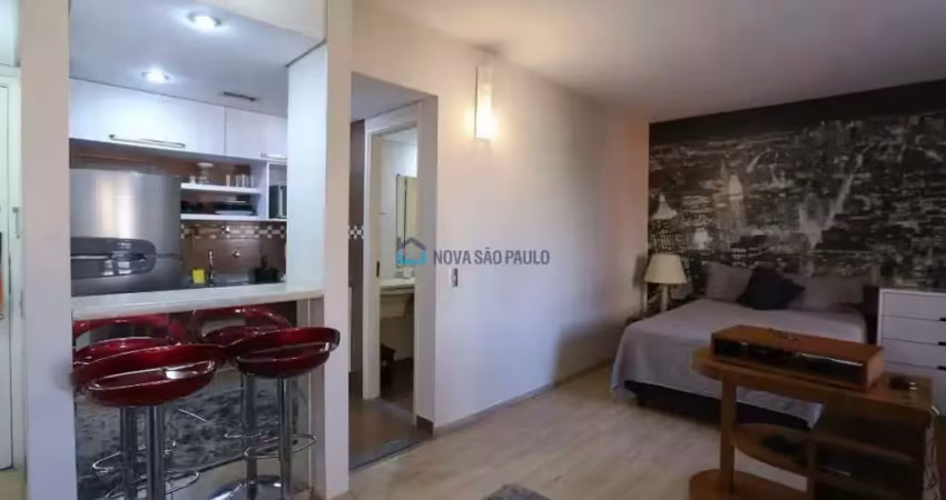Studio à venda - 37m² - edifício q.i - moema - (550m para metrô moema).
