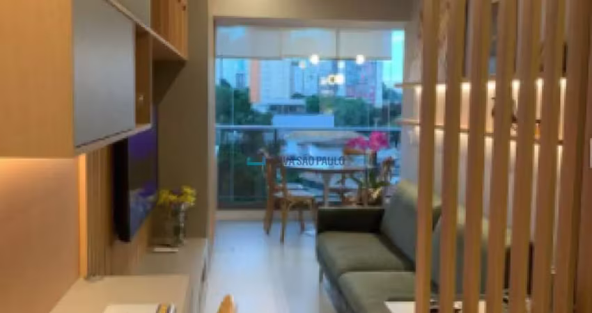 Apartamento com 1 dormitório e 1 vaga à venda no brooklin ? 42m²