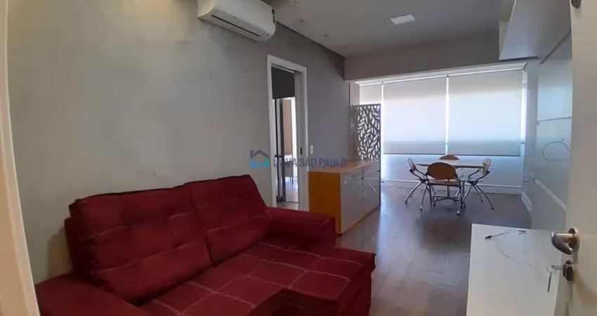 Apartamento no campo belo com 50m², 1 dormitório, 1 vaga com depósito.