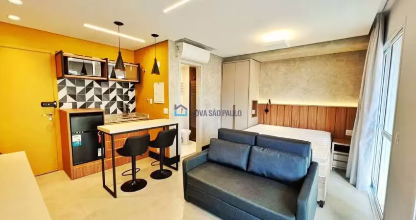 Studio mobiliado com 1 banheiro no code aclimação ? 28m²