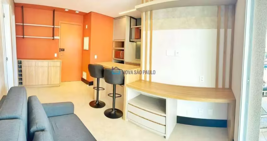 Apartamento mobiliado com 1 dormitório no code aclimação ? 35m²