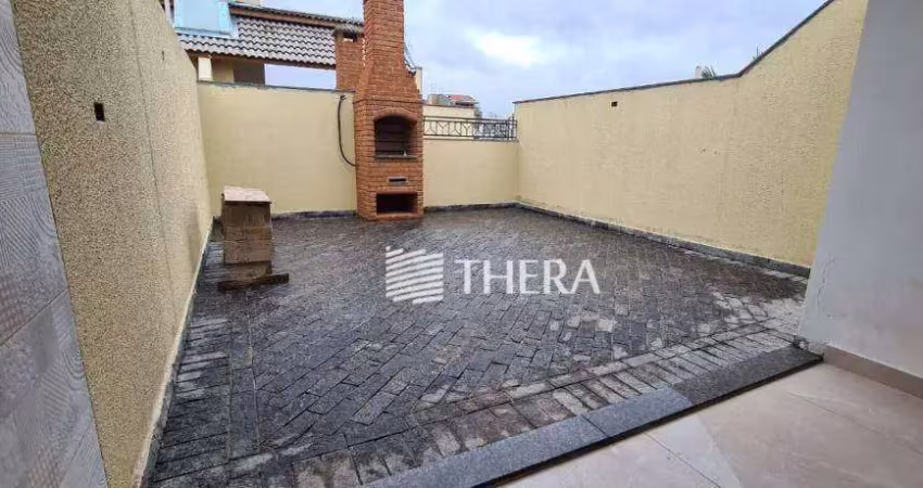 Cobertura, 97 m² - venda por R$ 650.000,00 ou aluguel por R$ 5.343,00/mês - Campestre - Santo André/SP