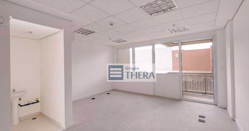 Sala para alugar, 33 m² por R$ 2.111,00/mês - Vila Homero Thon - Santo André/SP