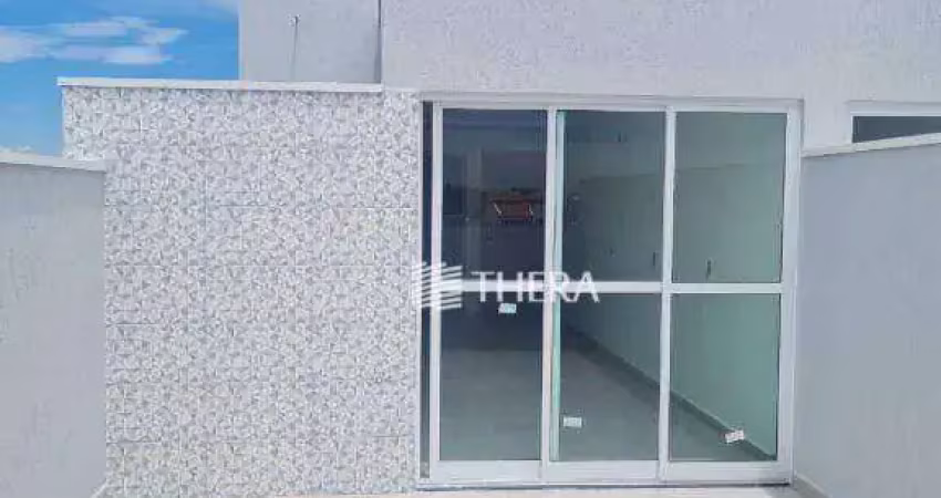 Cobertura à venda, 92 m² por r$ 470.000,00 - utinga - santo andré/sp