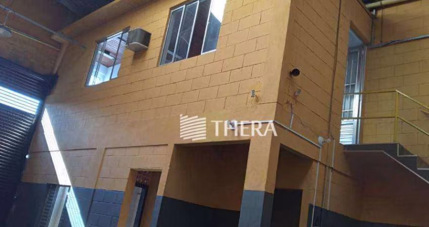 Galpão para alugar, 455 m² por R$ 8.579,83/mês - Vila Sacadura Cabral - Santo André/SP