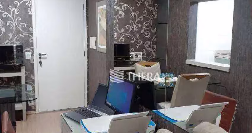 Apartamento com 1 dormitório à venda, 44 m² por r$ 375.000,00 - casa branca - santo andré/sp