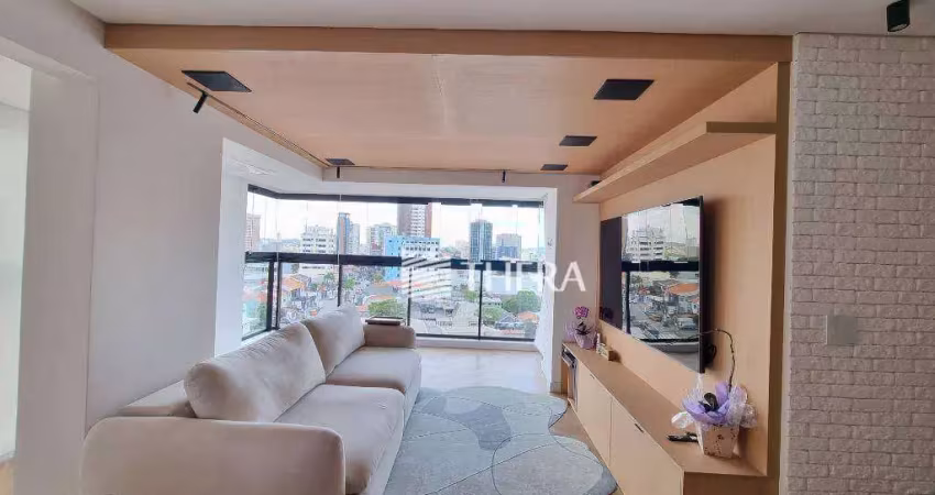 Apartamento com 3 dormitórios à venda, 133 m² por r$ 1.750.000,00 - jardim - santo andré/sp