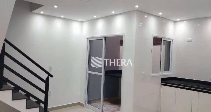 Sobrado com 2 dormitórios à venda, 107 m² por R$ 529.000,00 - Utinga - Santo André/SP