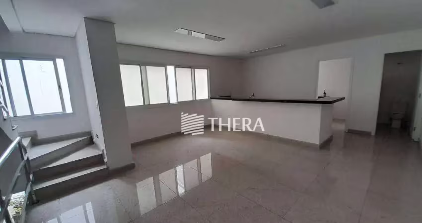 Sobrado para alugar, 120 m² por r$ 4.850,00/mês - bairro jardim - santo andré/sp