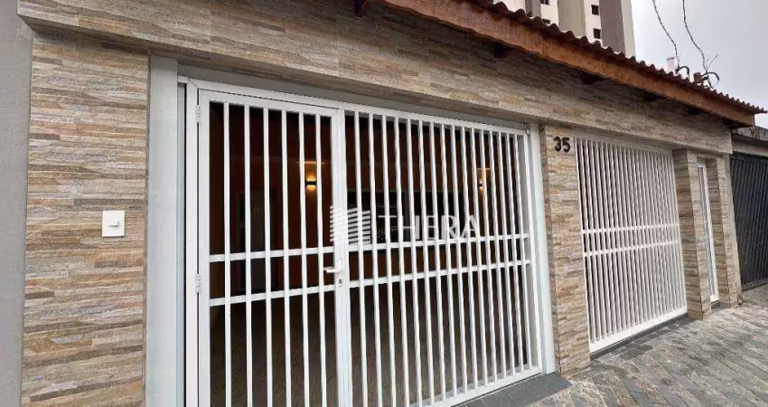 Sobrado com 5 dormitórios, 280 m² - venda por R$ 980.000,00 ou aluguel por R$ 4.312,50/mês - Vila Valparaíso - Santo André/SP