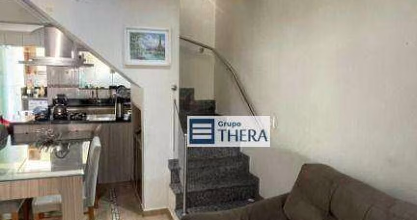 Sobrado com 3 dormitórios à venda, 101 m² por R$ 780.000,00 - Vila Alzira - Santo André/SP