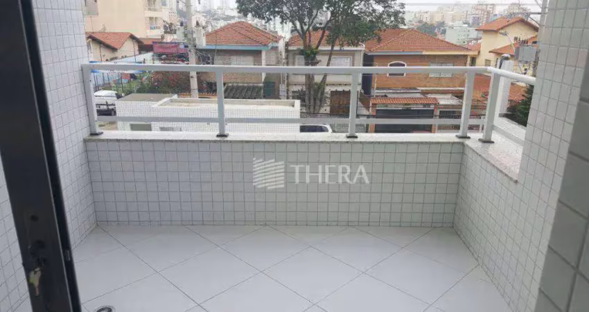Apartamento com 2 dormitórios para alugar, 62 m² por r$ 3.423,00/mês - campestre - santo andré/sp