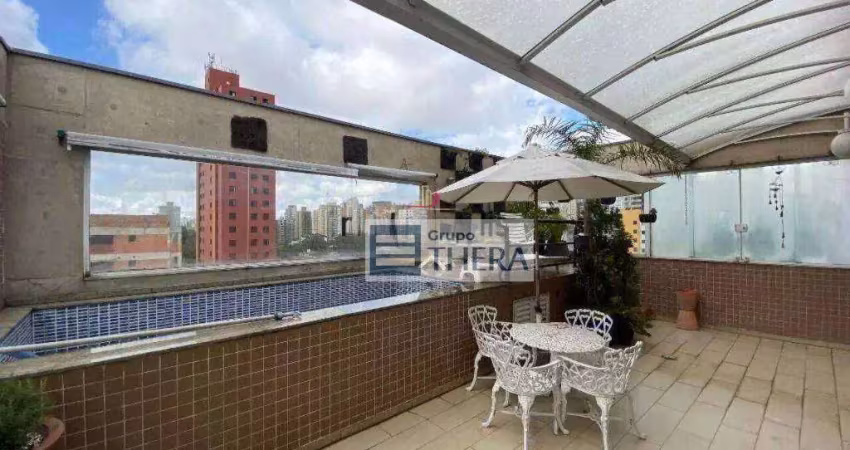 Cobertura com 4 dormitórios à venda, 467 m² por r$ 2.800.000,00 - jardim - santo andré/sp