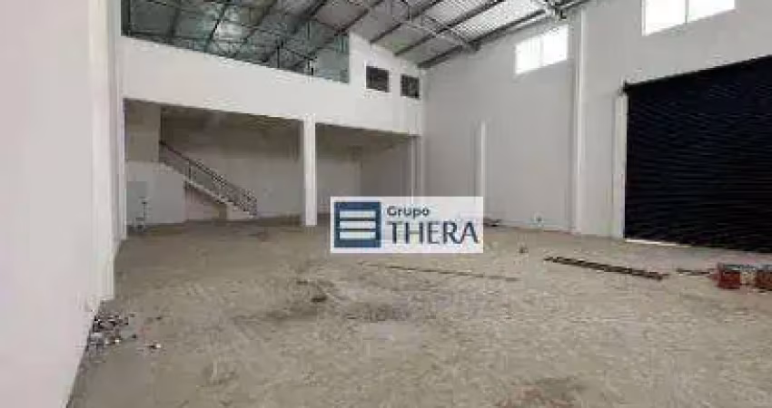 Galpão para alugar, 450 m² por r$ 17.000,00/mês - utinga - santo andré/sp
