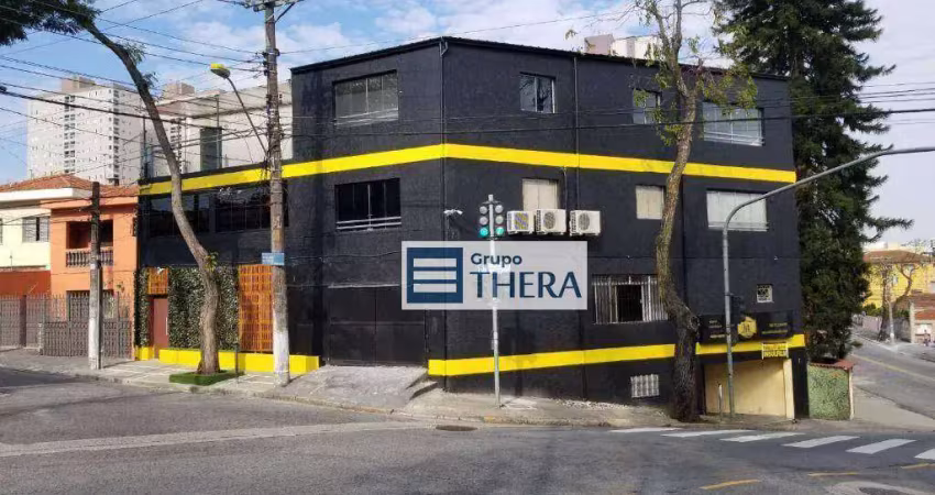 Salão para alugar, 100 m² por r$ 2.290,00/mês - vila eldízia - santo andré/sp