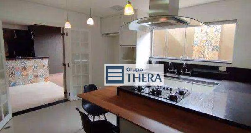 Sobrado com 5 dormitórios para alugar, 210 m² por R$ 7.161,00/mês - Vila Assunção - Santo André/SP