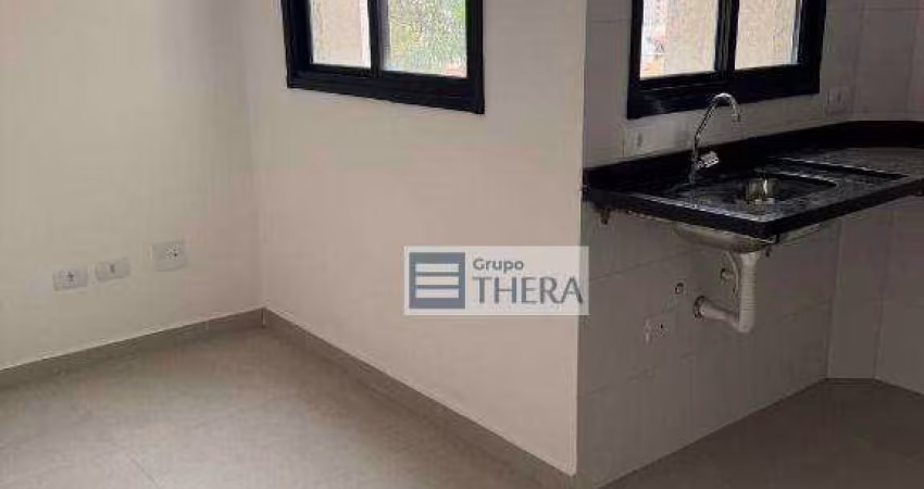 Apartamento com 2 dormitórios à venda, 43 m² por R$ 379.100,00 - Vila Scarpelli - Santo André/SP