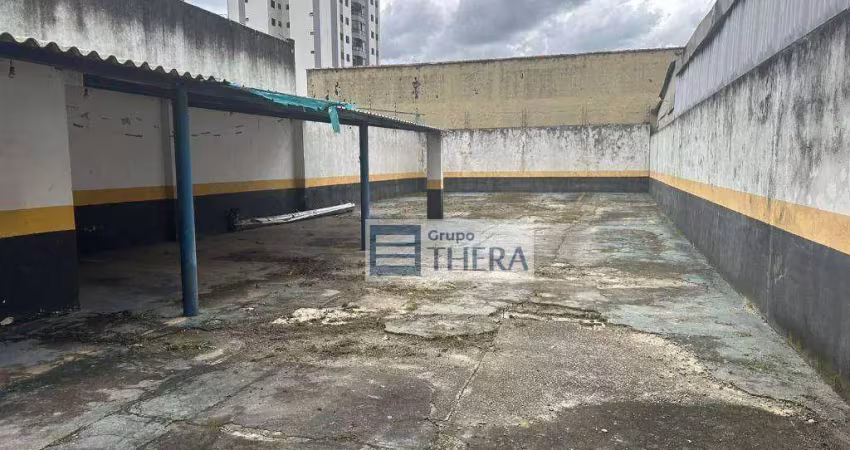 Terreno para alugar, 150 m² por r$ 3.711,60/mês - vila príncipe de gales - santo andré/sp