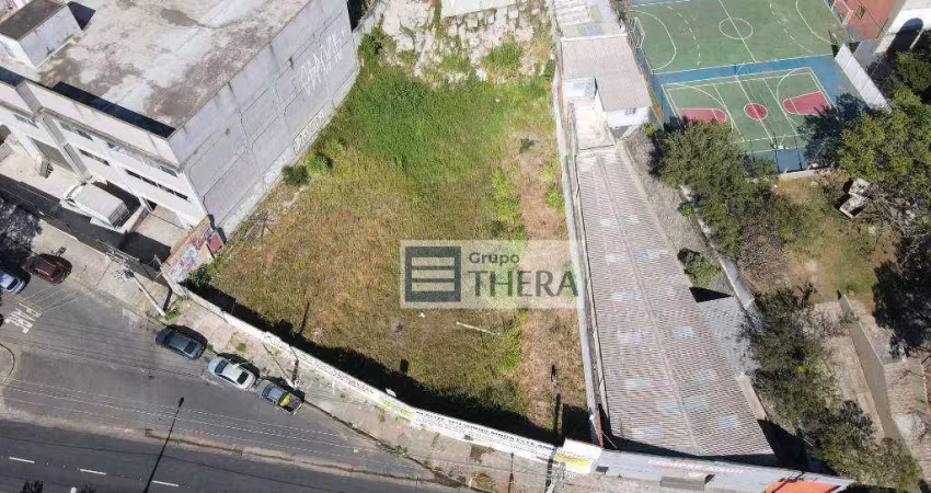 Terreno à venda, 1282 m² por r$ 2.600.000,00 - parque novo oratório - santo andré/sp