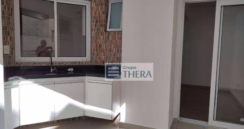Apartamento com 3 dormitórios para alugar, 98 m² por R$ 4.218,00/mês - Campestre - Santo André/SP