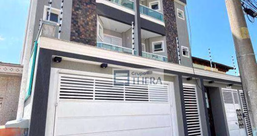 Cobertura com 3 dormitórios à venda, 140 m² por R$ 600.000,00 - Jardim Santo Antônio - Santo André/SP