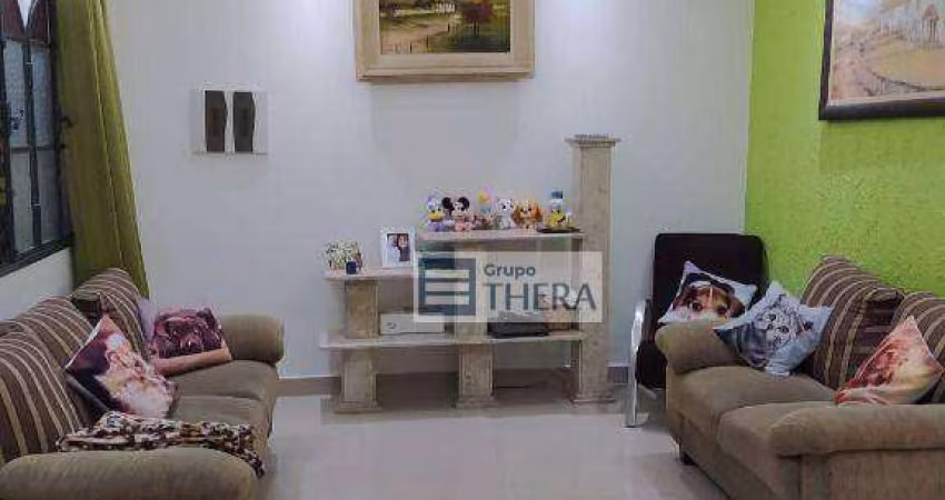 Sobrado com 3 dormitórios à venda, 128 m² por R$ 670.000 - Campestre - Santo André/SP