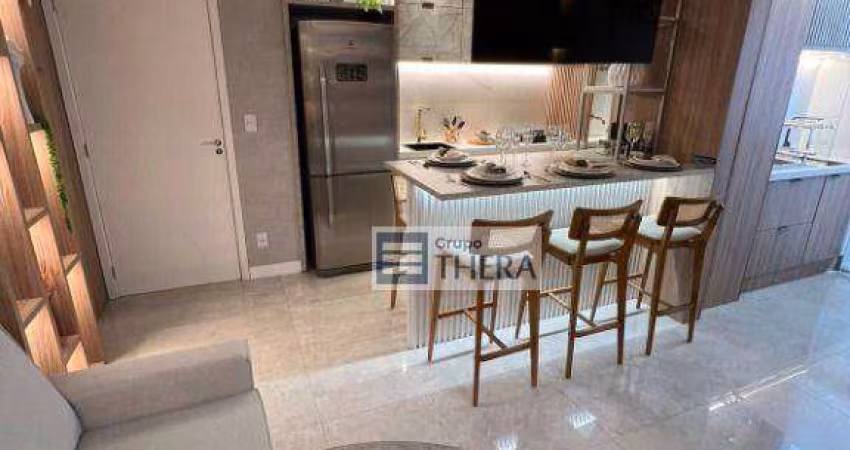 Apartamento com 2 dormitórios à venda, 58 m² por R$ 540.369,37 - Vila Alzira - Santo André/SP