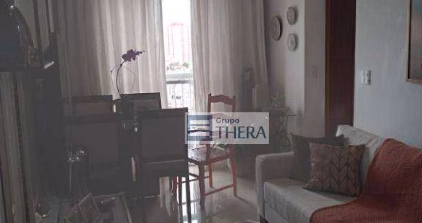 Apartamento com 2 dormitórios para alugar, 53 m² por R$ 2.652,10/mês - Vila Príncipe de Gales - Santo André/SP