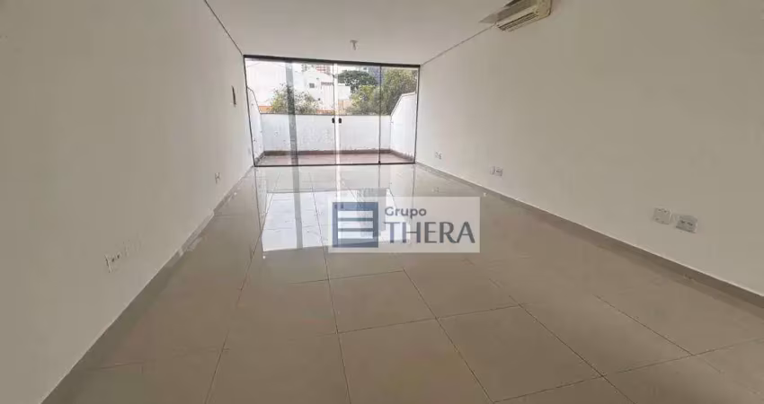 Sala para alugar, 55 m² por r$ 2.400,00/mês - jardim - santo andré/sp