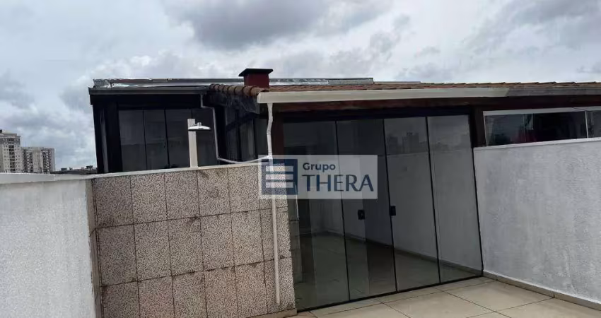 Cobertura com 2 dormitórios à venda, 104 m² por r$ 550.000,00 - campestre - santo andré/sp