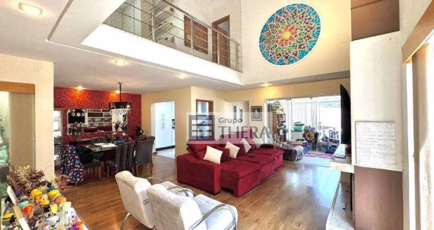Sobrado para alugar, 399 m² por r$ 10.200,00/mês - campestre - santo andré/sp