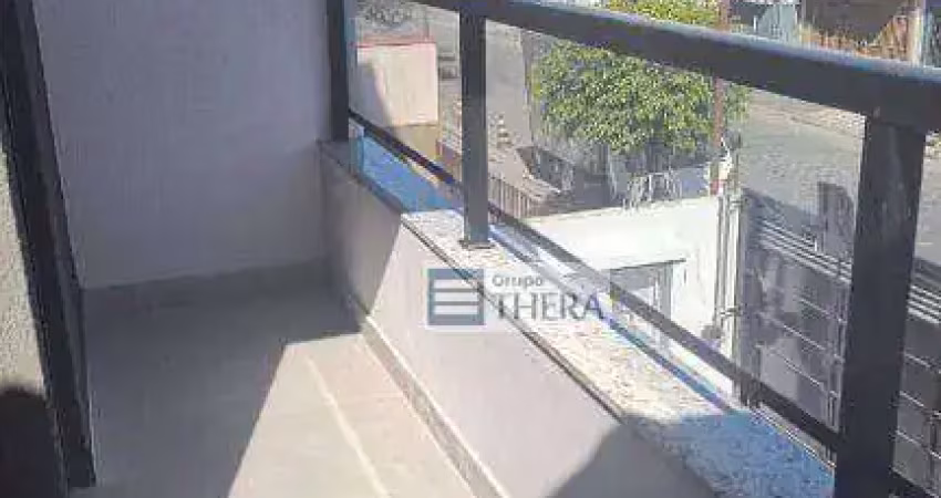 Apartamento com 2 dormitórios para alugar, 49m² por r$ 2.400/mês - vila são pedro - santo andré/sp