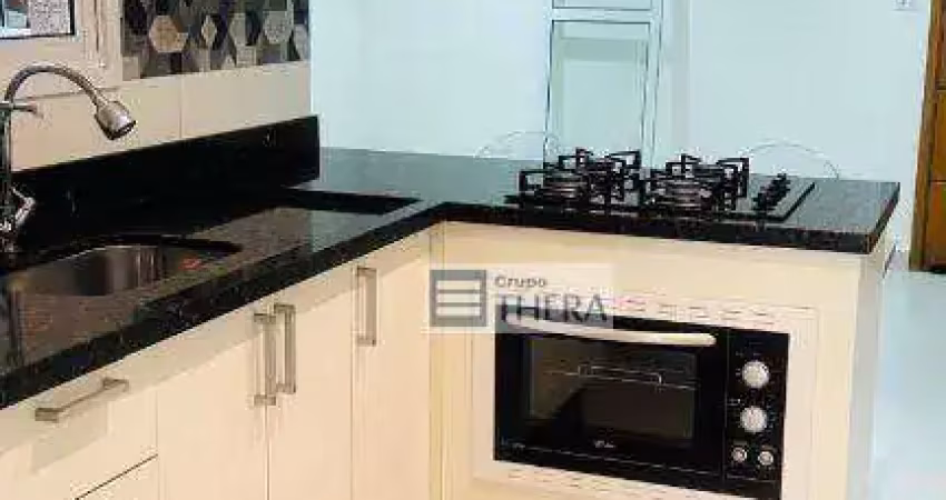 Apartamento com 2 dormitórios para alugar, 52 m² por r$ 3.803,00/mês - campestre - santo andré/sp
