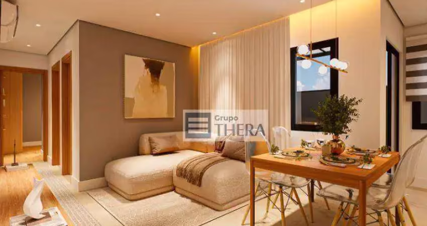 Apartamento garden com 2 dormitórios à venda, 55 m² por r$ 609.000 - campestre - santo andré/sp