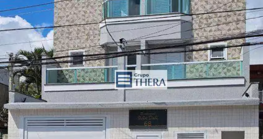 Cobertura com 2 dormitórios à venda, 112 m² por r$ 500.000,00 - parque das nações - santo andré/sp