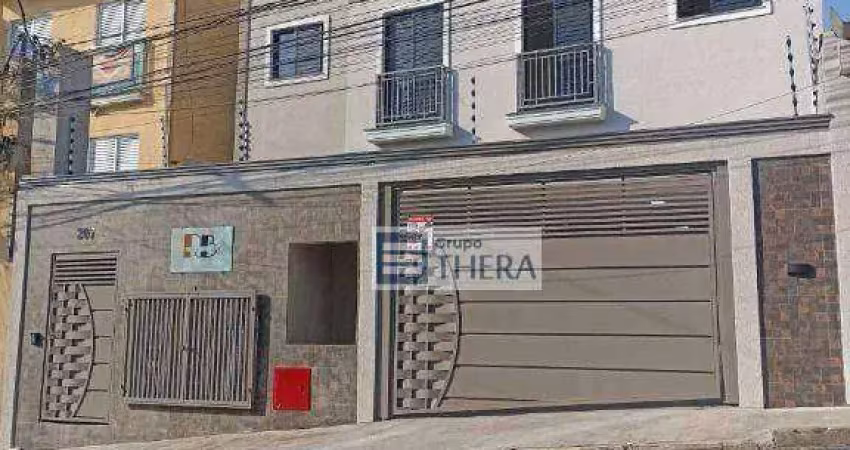 Apartamento com 2 dormitórios à venda, 43 m² por r$ 269.000,00 - vila luzita - santo andré/sp
