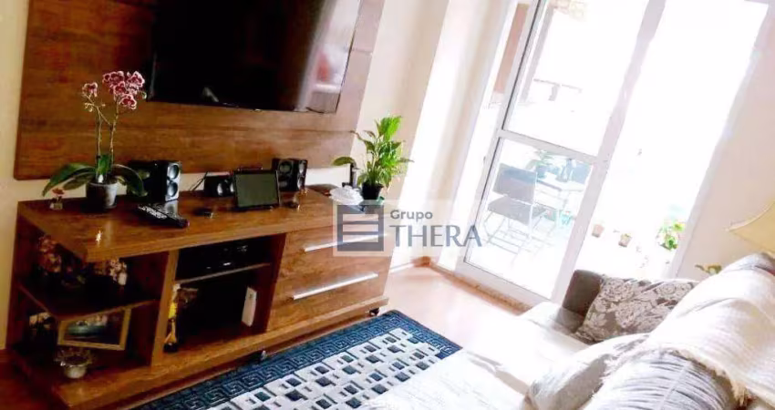 Apartamento com 3 dormitórios à venda, 84 m² por r$ 610.000 - vila valparaíso - santo andré/sp